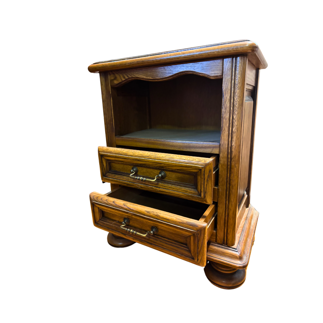 Chevet Bois 2 tiroirs