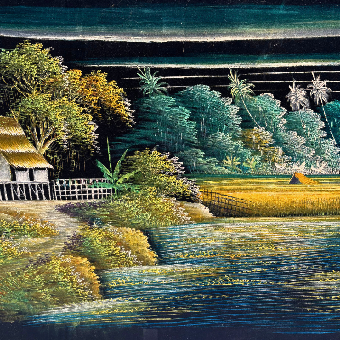 Toile en velours « Paysage »