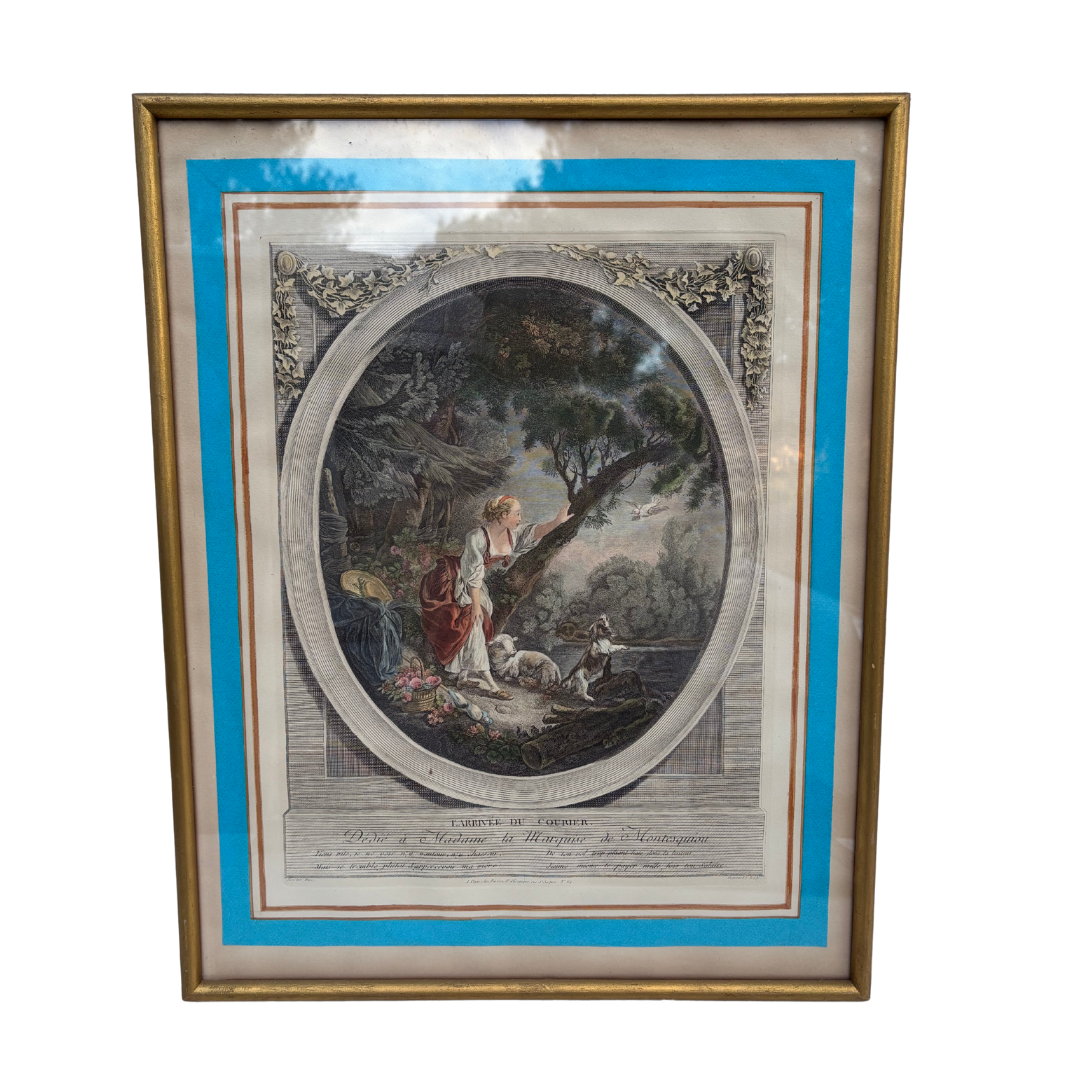 Tableau « L’arrivée du courrier »