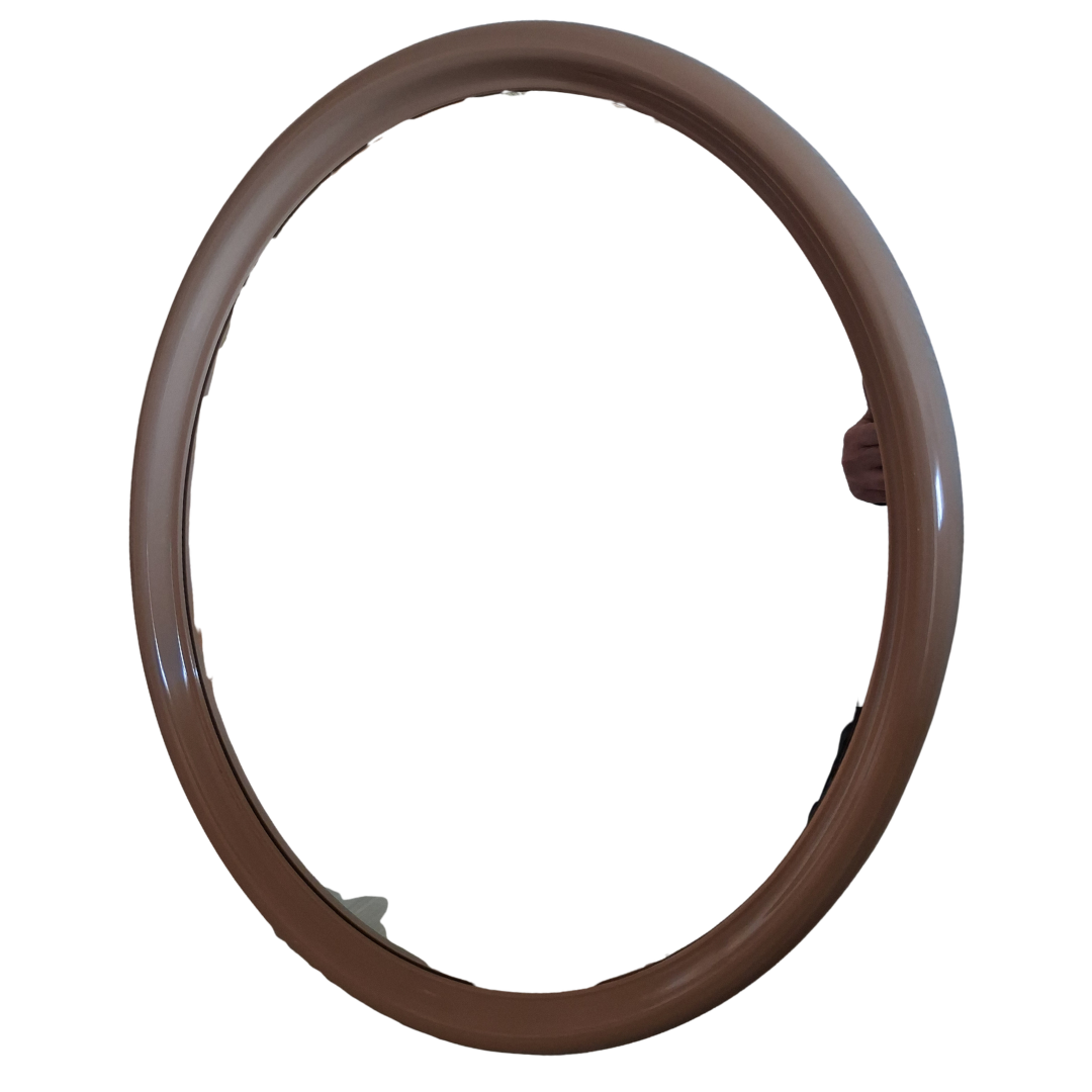 Miroir salle de bain beige