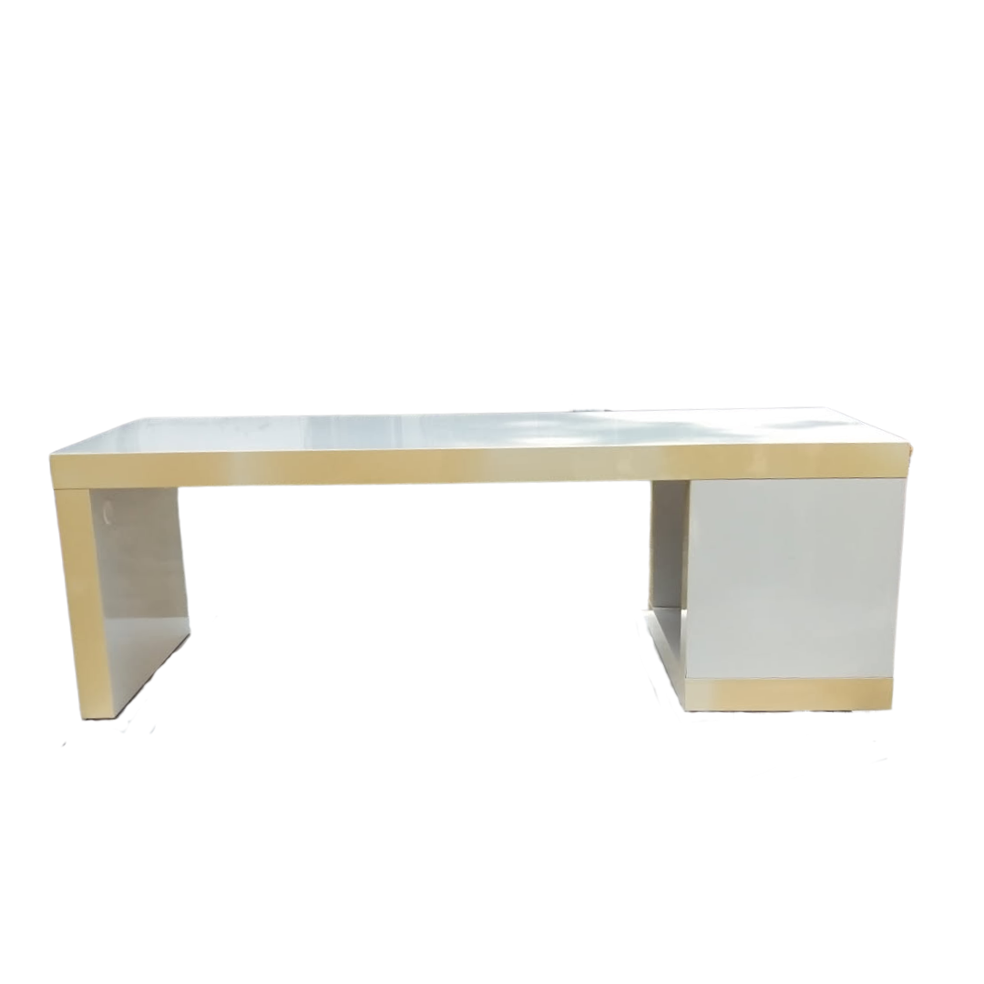 Table basse laqué blanche