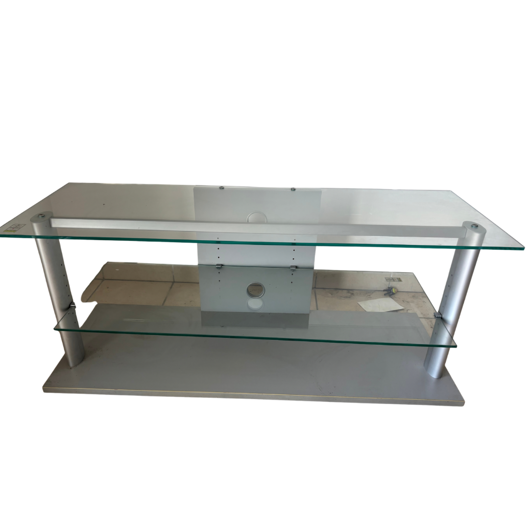 Meuble TV en verre