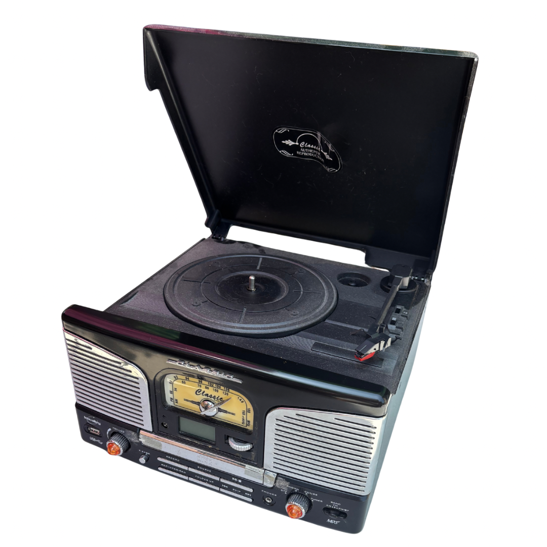 Poste radio multi-fonctions style vintage