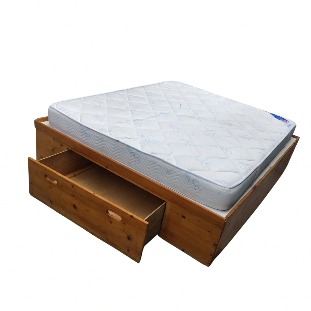 Lit en Pin + matelas