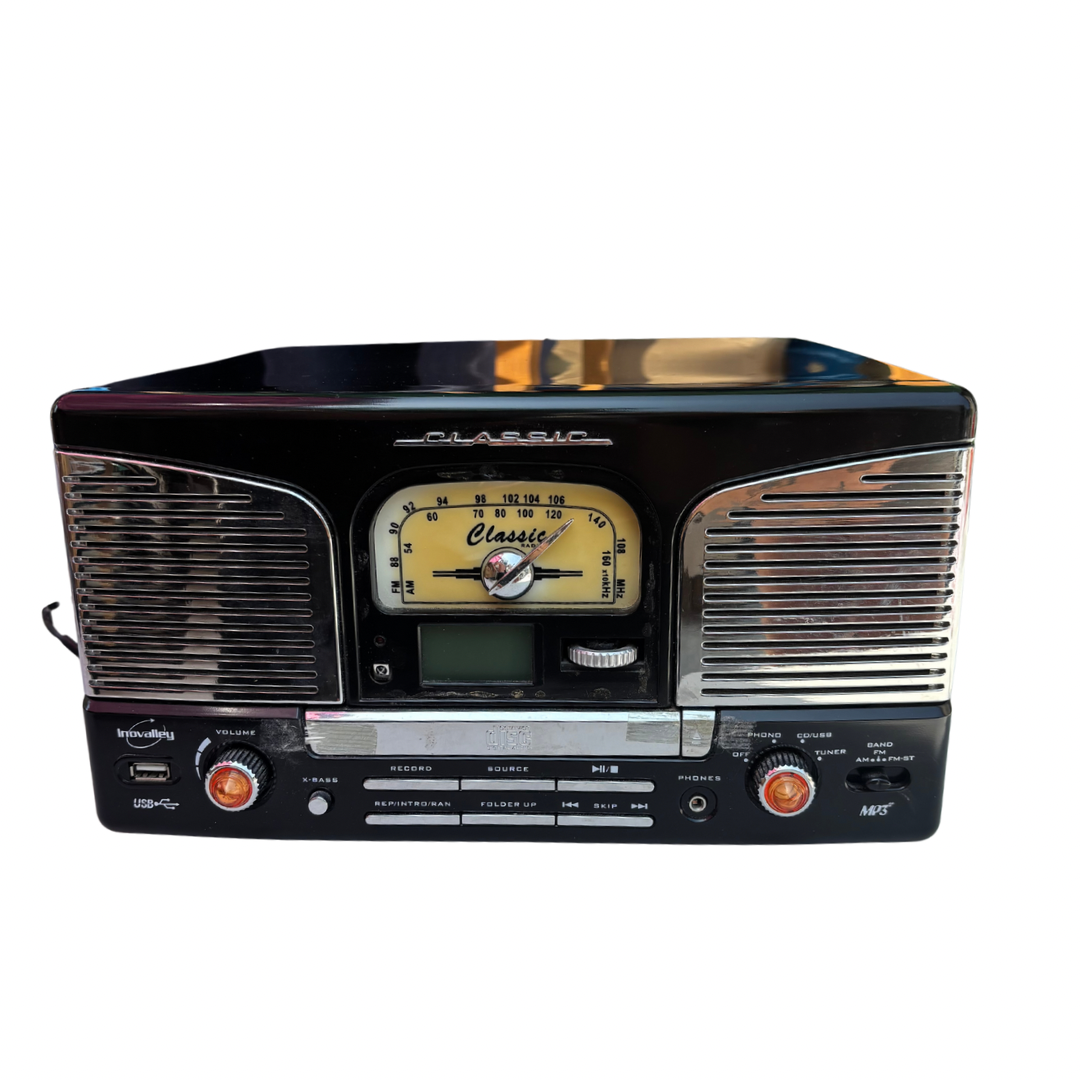 Poste radio multi-fonctions style vintage