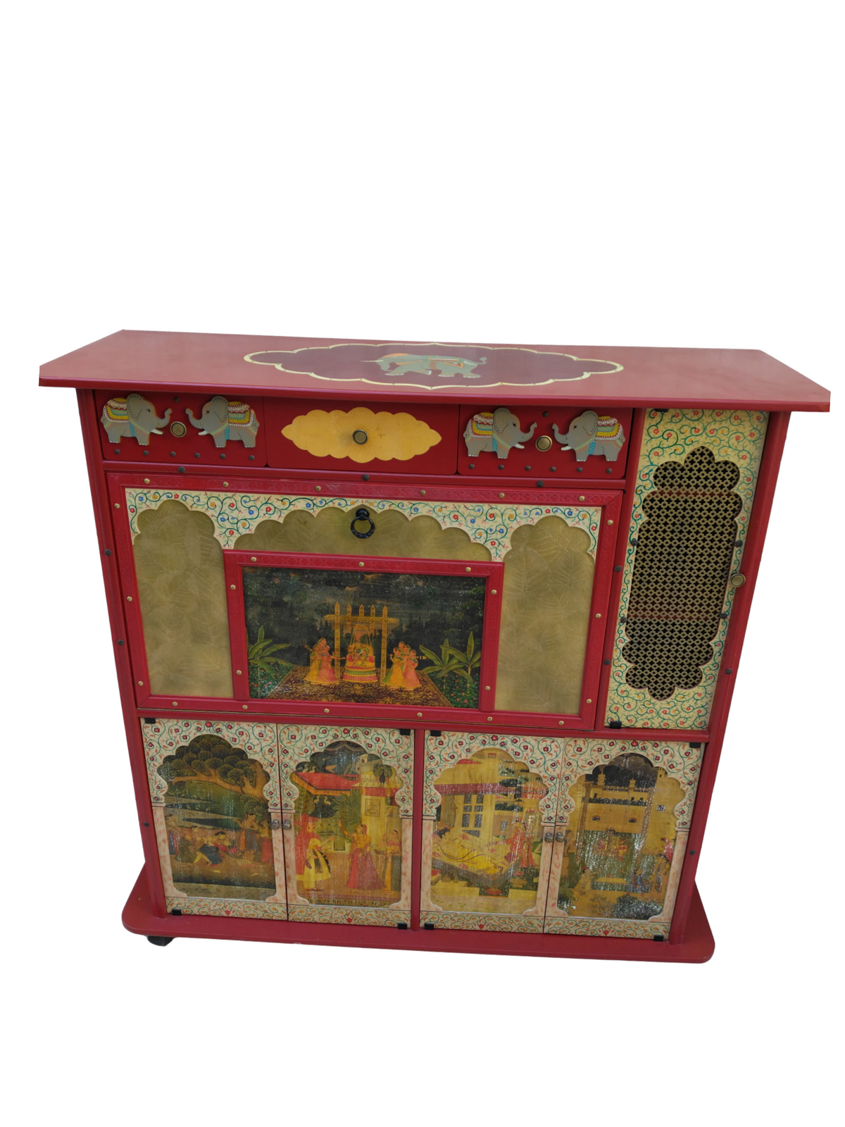Meuble enfilade style indien