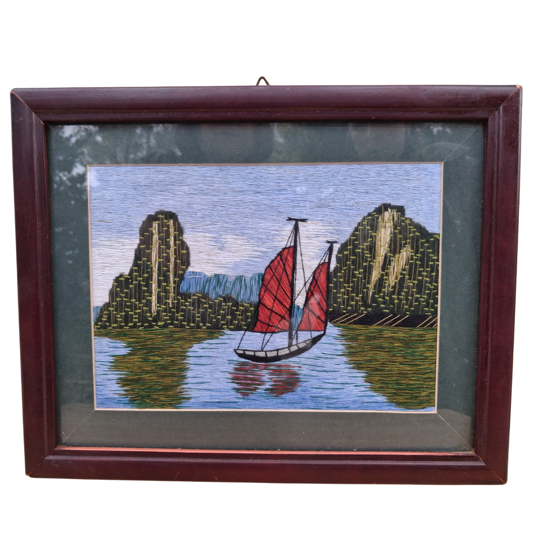Tableau  en fils tissés