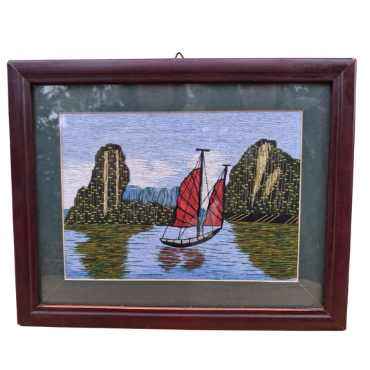 Tableau  en fils tissés