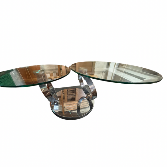 Table basse en verre trampé