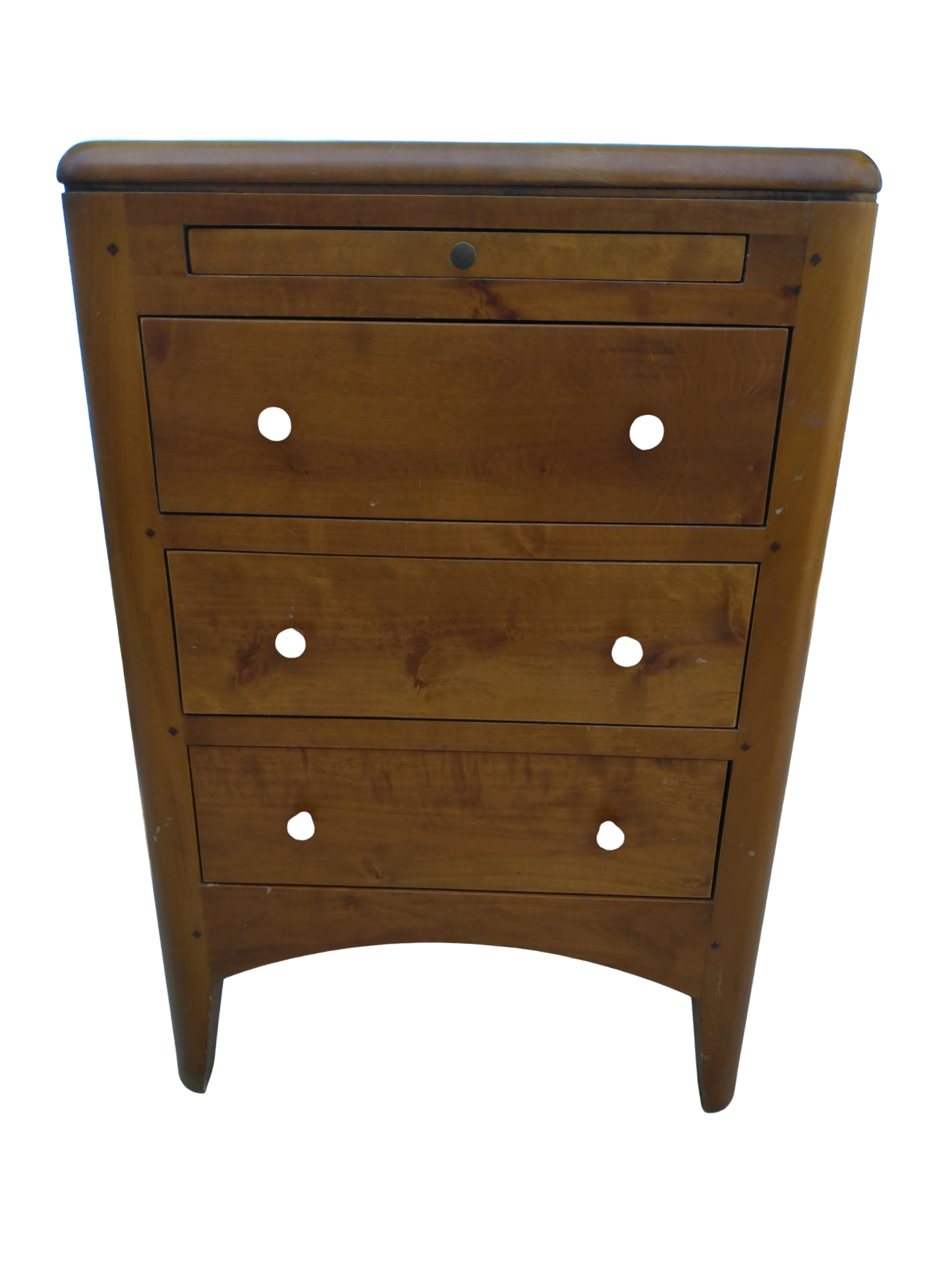 Commode 3 tiroirs bois clair