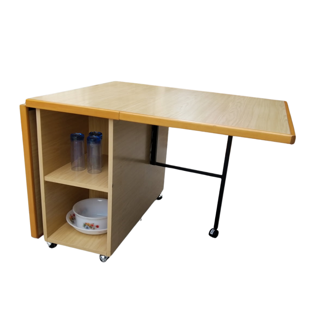 Table pliante avec rangement