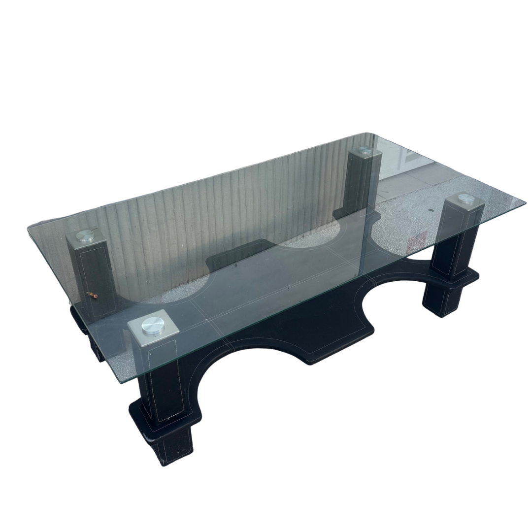 Table basse en verre