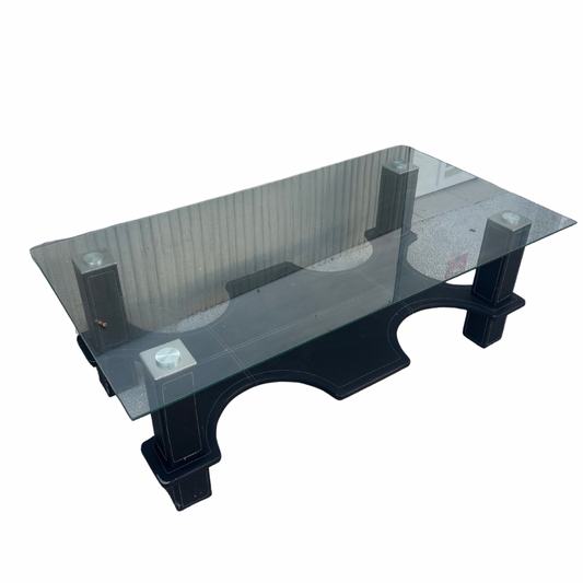 Table basse en verre
