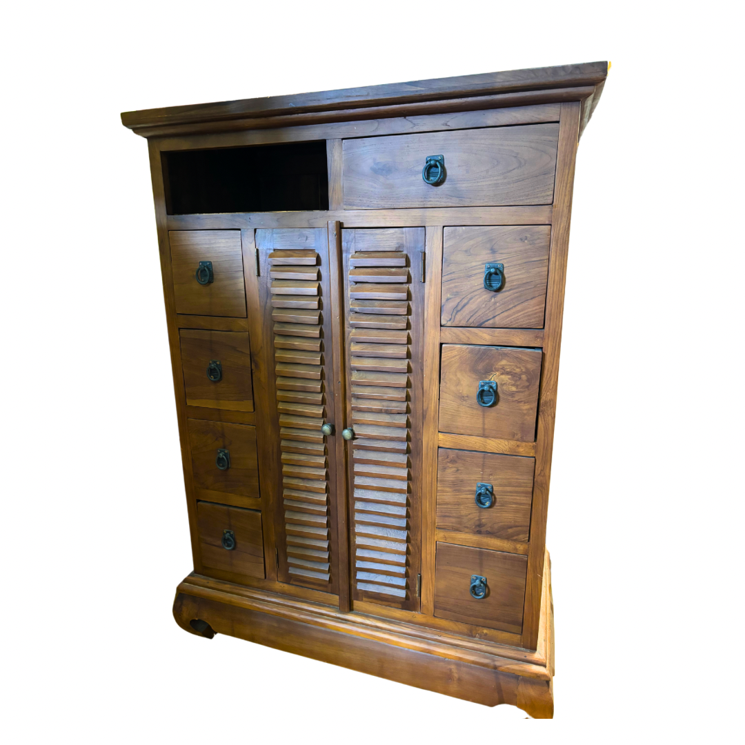 Meuble d’appoint bois exotiques