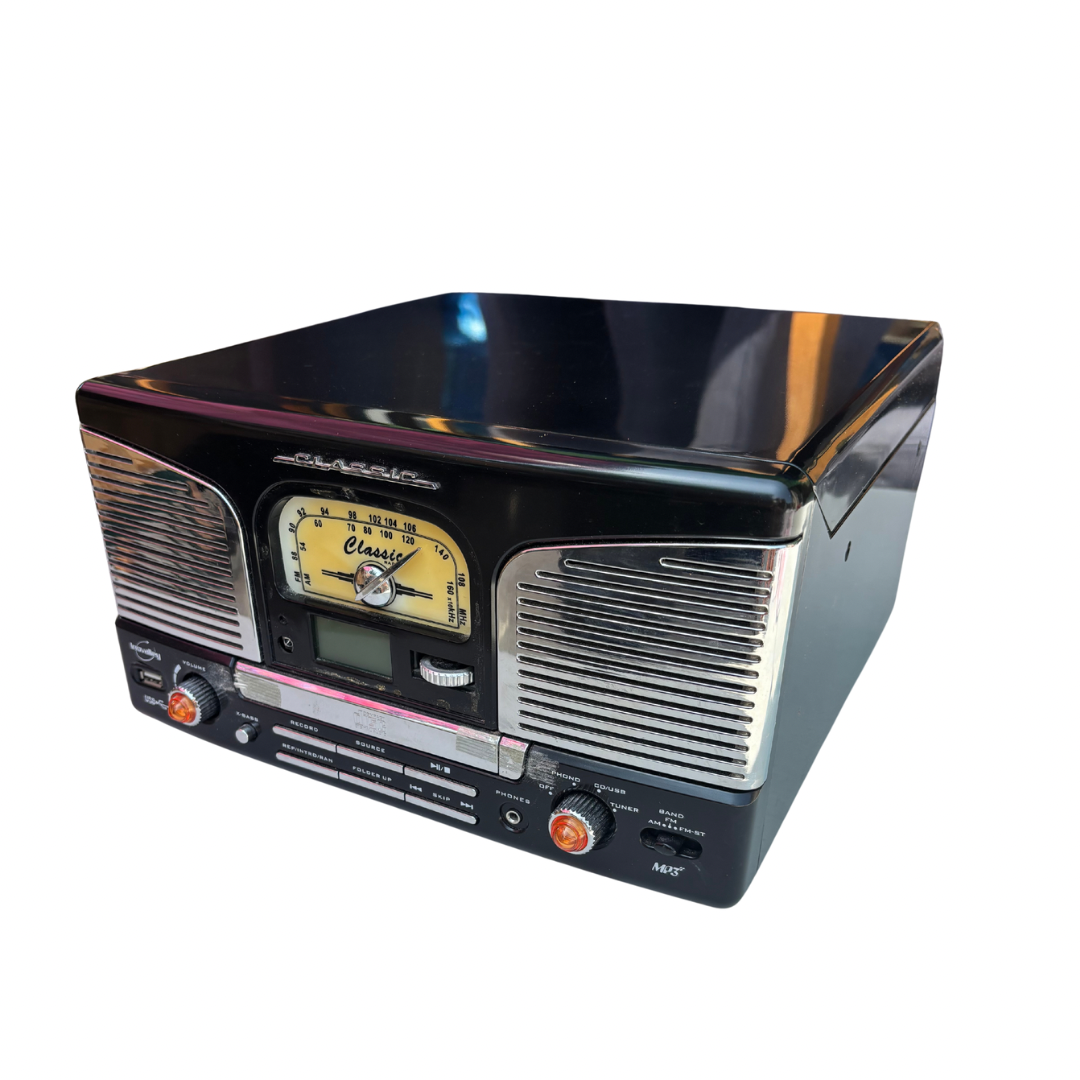 Poste radio multi-fonctions style vintage