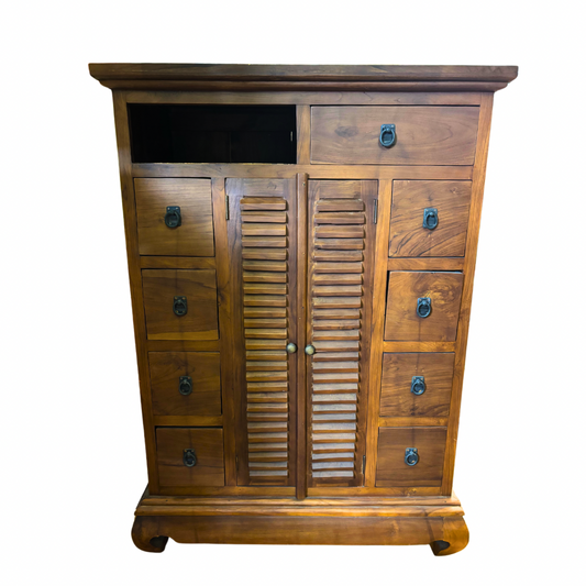 Meuble d’appoint bois exotiques