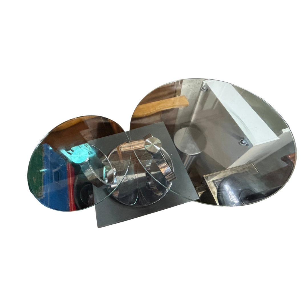 Table basse en verre trampé