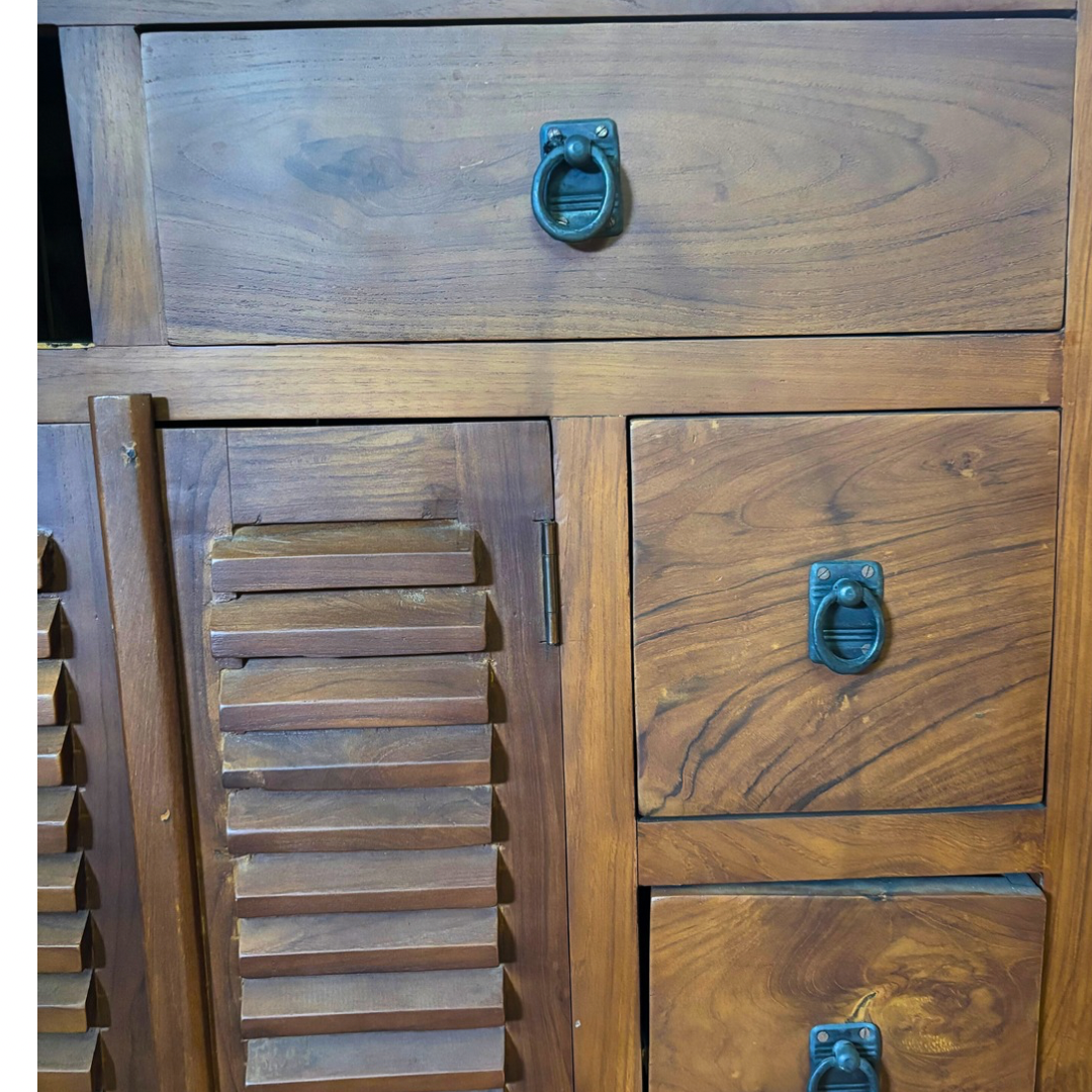 Meuble d’appoint bois exotiques