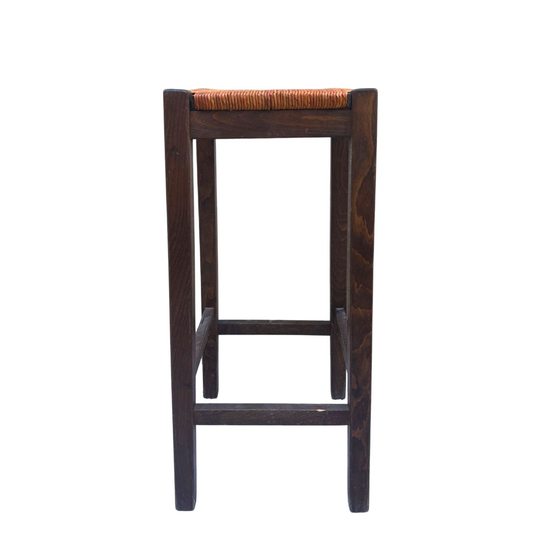 Tabouret de Bar bois et osier