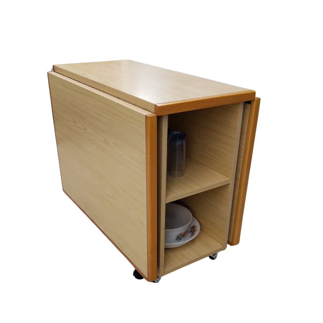 Table pliante avec rangement