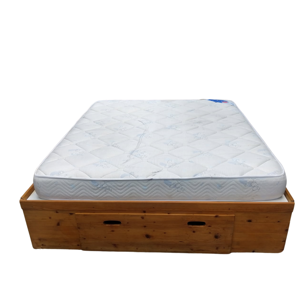 Lit en Pin + matelas