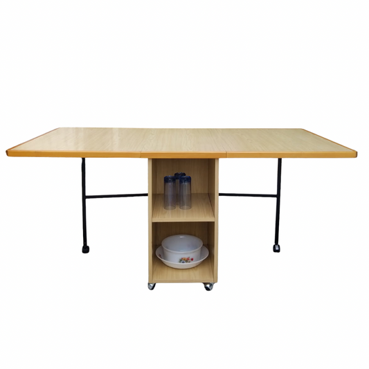 Table pliante avec rangement