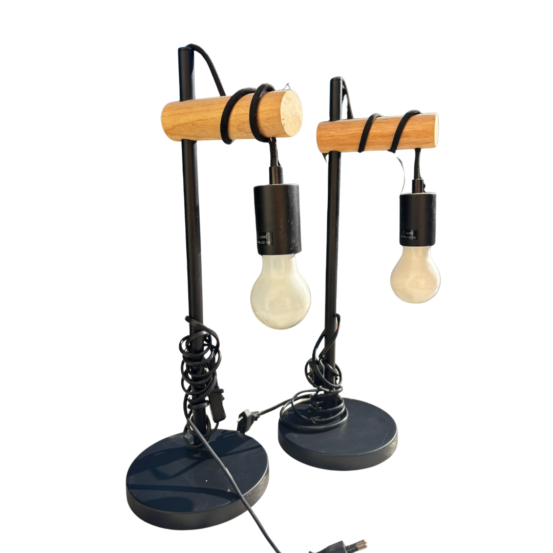 Lot de 2 lampes de chevets