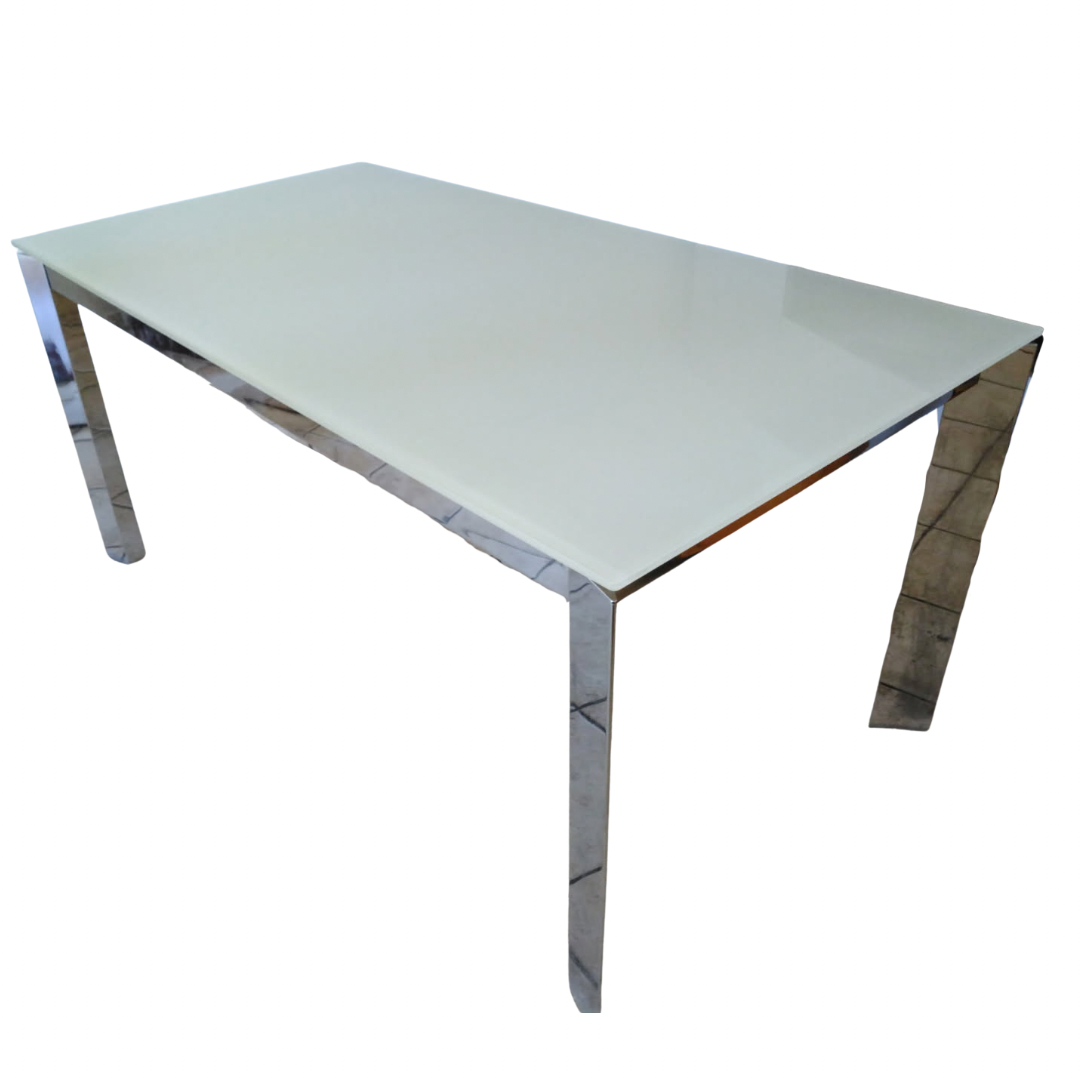 Grande table en verre