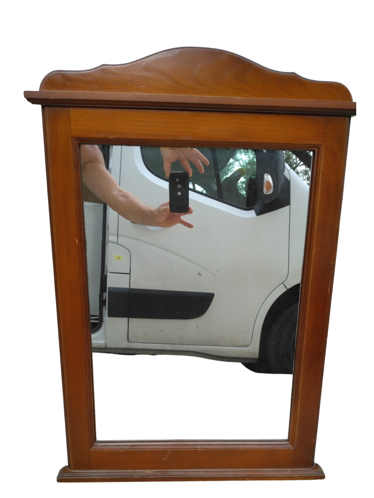 Miroir cadre bois